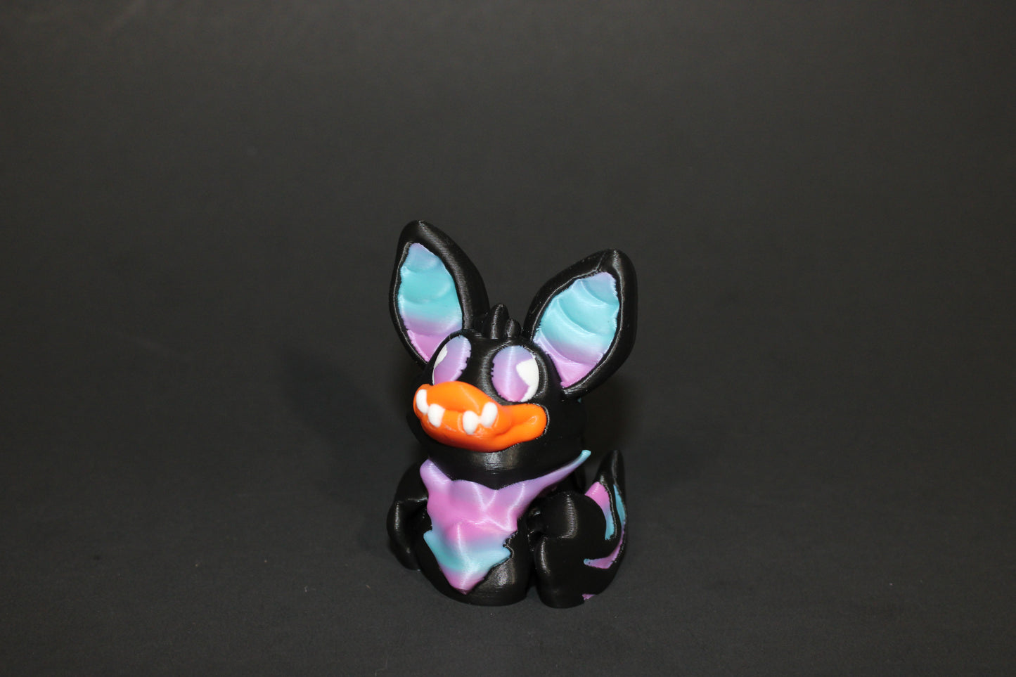 Spooky Ducks Articulated Bat duck or Skeleton Duck -3D printed Flexi Figurine
