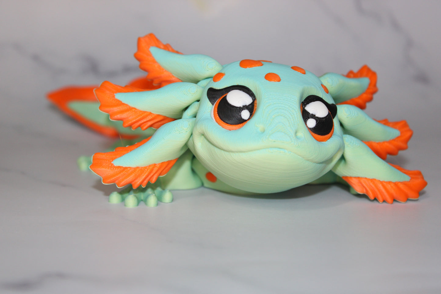 Axolotl 3D Printed Articulated Figurine