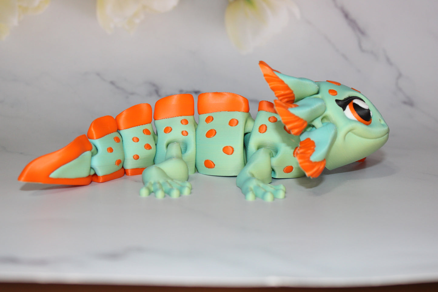 Axolotl 3D Printed Articulated Figurine