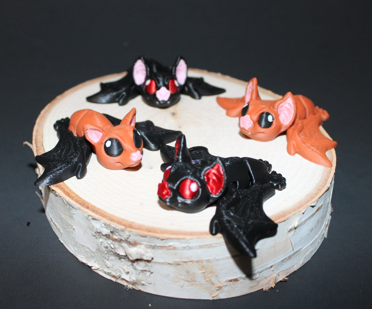 Mini 2 in Spooky Hatchlings: Full Color 3D Printed Articulated Flexi Figurine