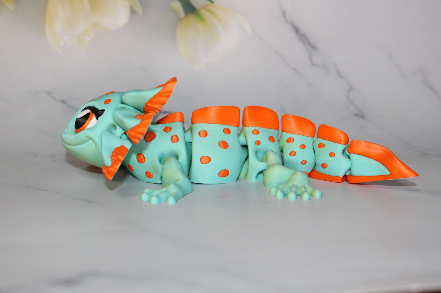 Axolotl 3D Printed Articulated Figurine