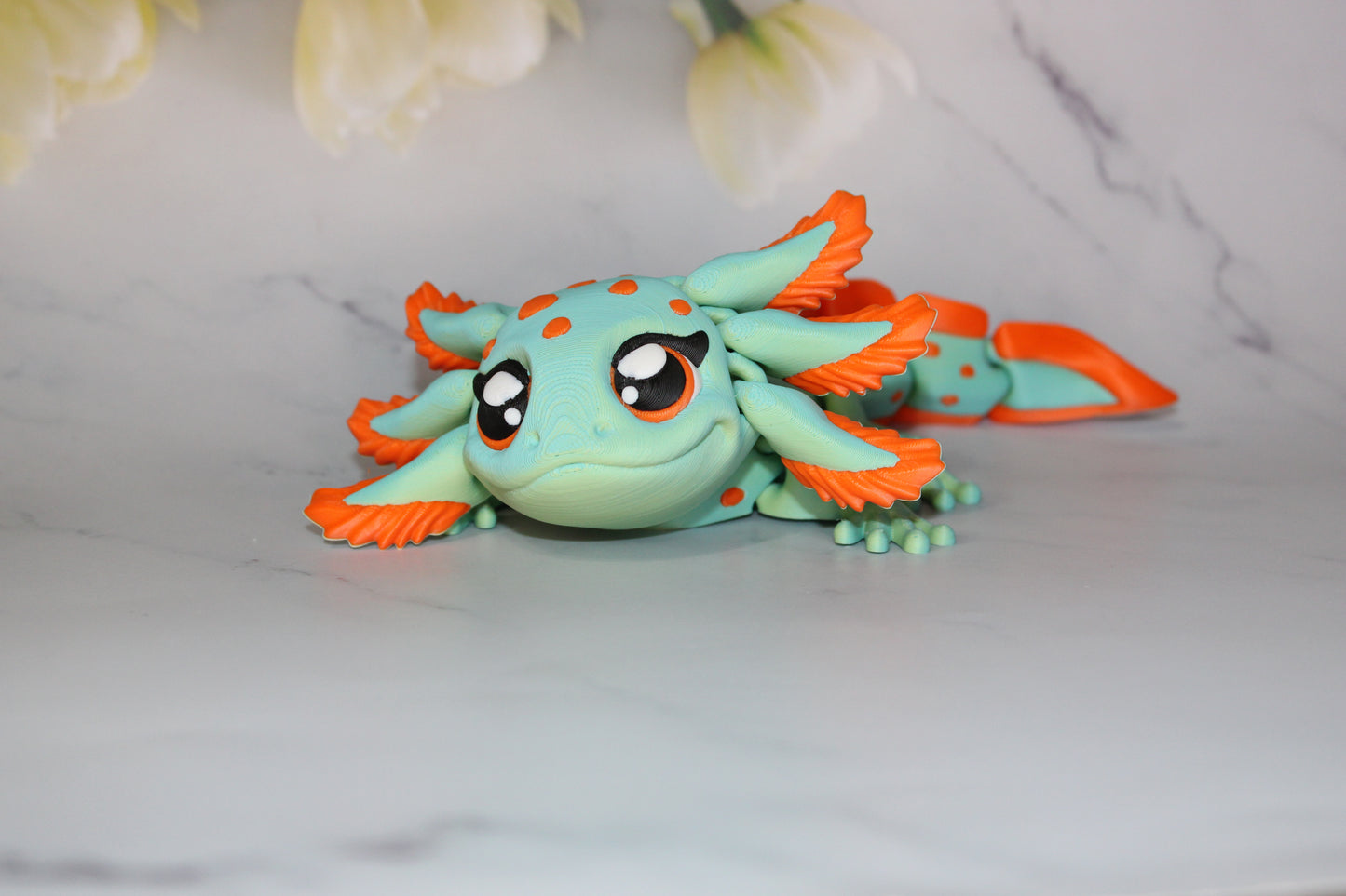 Axolotl 3D Printed Articulated Figurine