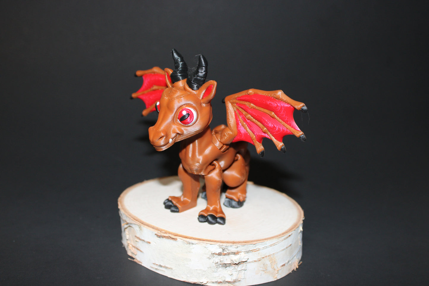 Jersey Devil 4" Tall-3D Printed Articulated Flexi Fidget Figurine