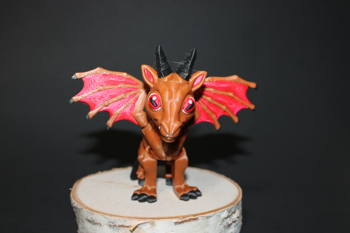 Jersey Devil 4" Tall-3D Printed Articulated Flexi Fidget Figurine