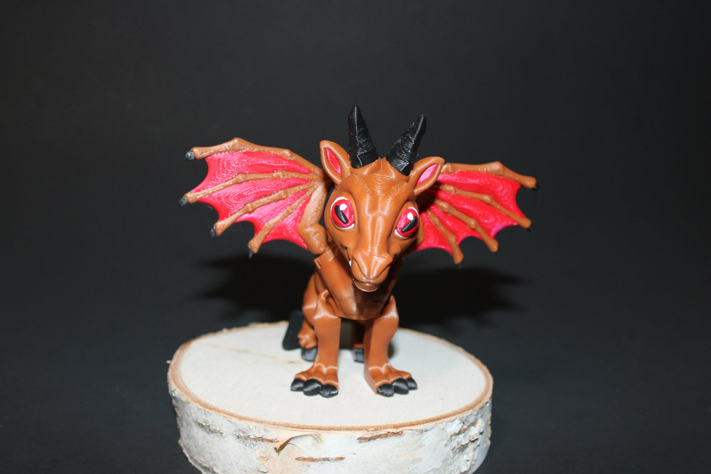 Jersey Devil 4" Tall-3D Printed Articulated Flexi Fidget Figurine