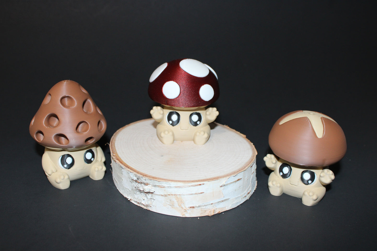 3D Printed Fidget Figurine: Build your own Mushling-2.5 inches tall