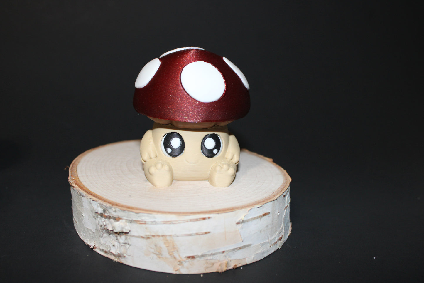 3D Printed Fidget Figurine: Build your own Mushling-2.5 inches tall