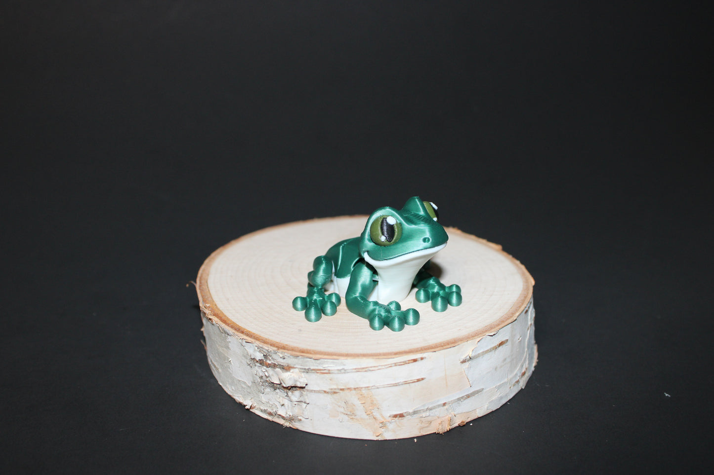 Mini Frog 2.25" with Enclosure 3D Printed Articulated Figurine -Popular Gift Idea!