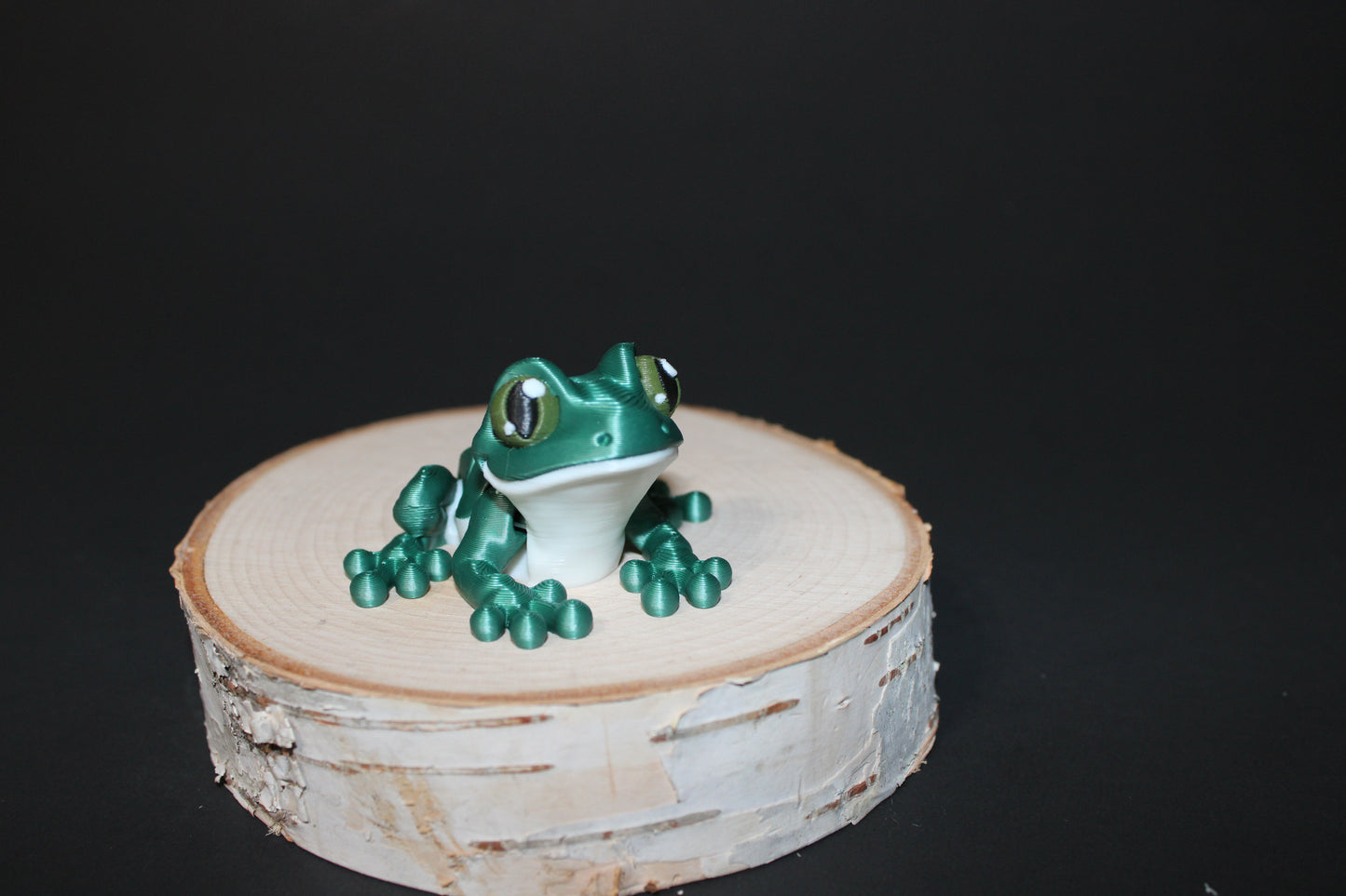 Mini Frog 2.25" with Enclosure 3D Printed Articulated Figurine -Popular Gift Idea!
