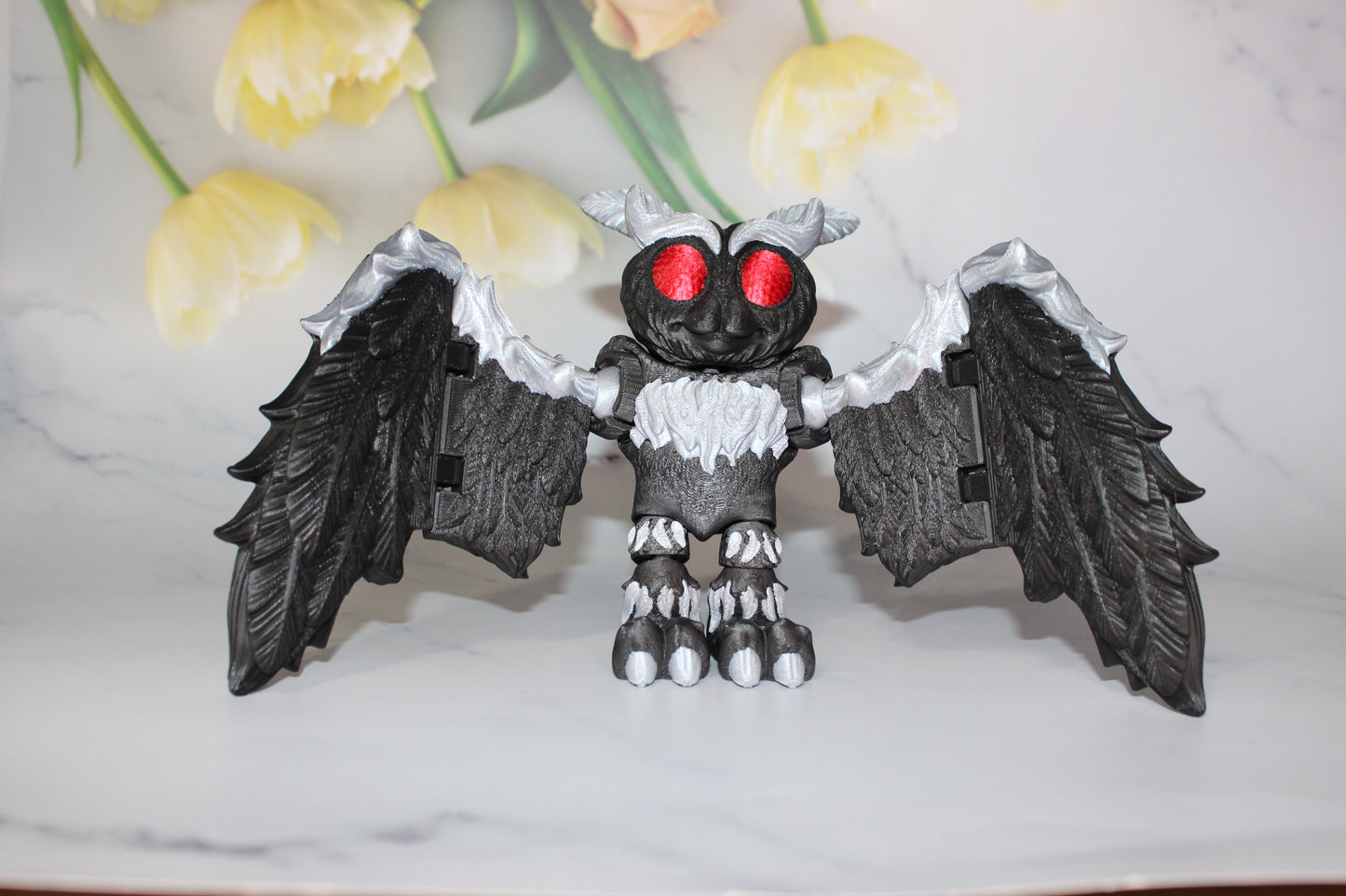Moth man 3D Printed Articulated Flexi Fidget Figurine