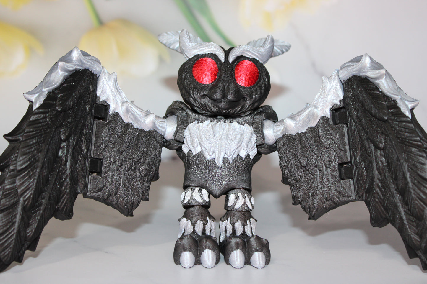 Moth man 3D Printed Articulated Flexi Fidget Figurine
