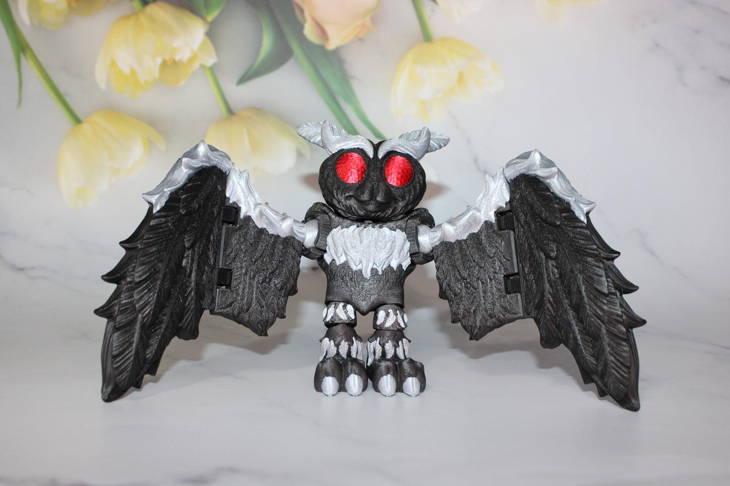 Moth man 3D Printed Articulated Flexi Fidget Figurine