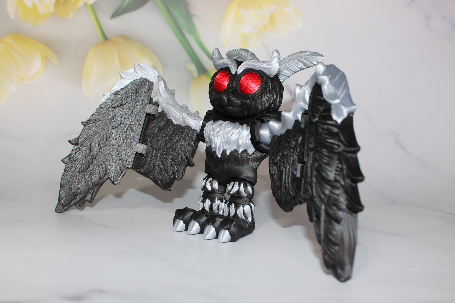 Moth man 3D Printed Articulated Flexi Fidget Figurine