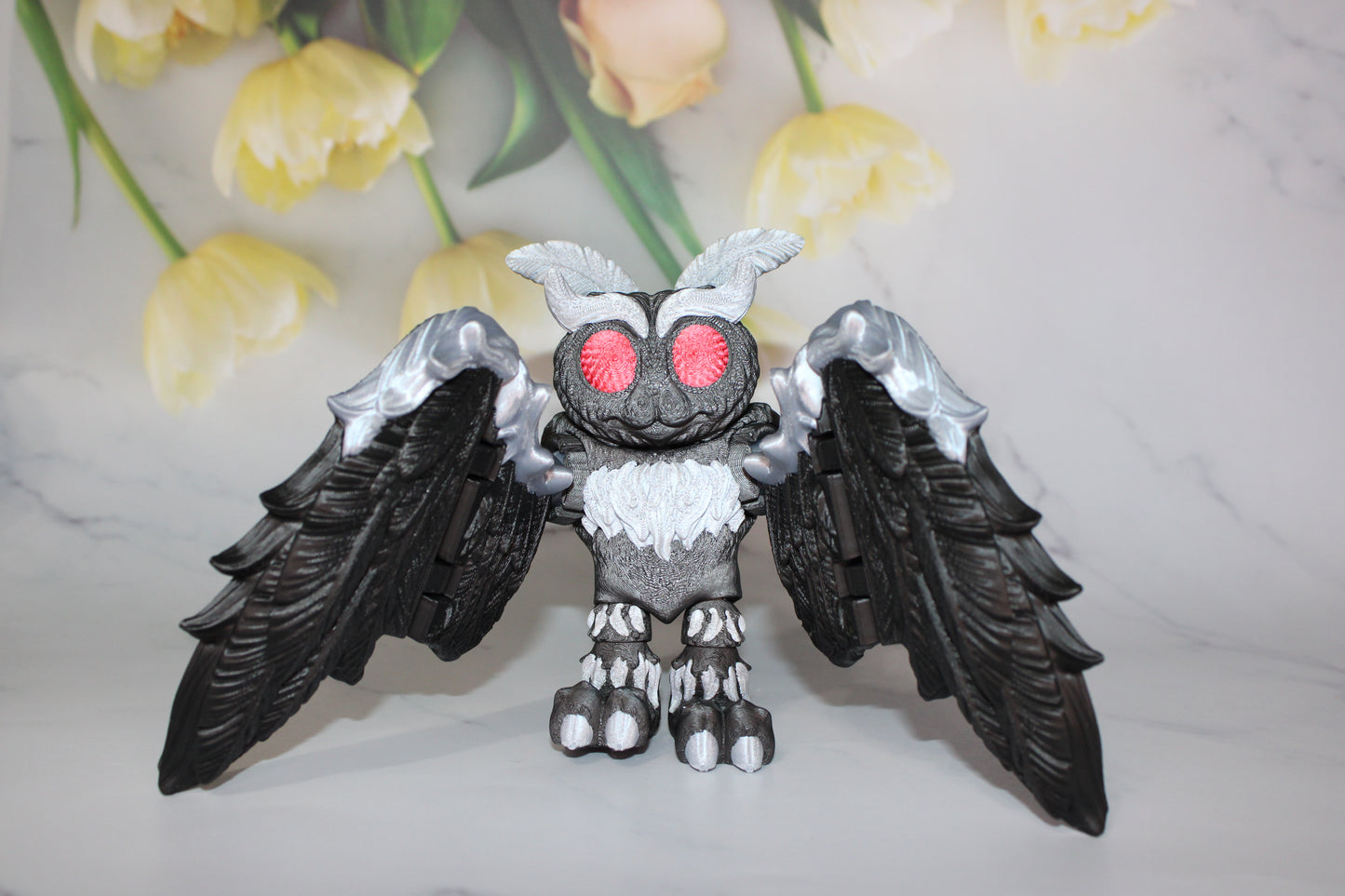 Moth man 3D Printed Articulated Flexi Fidget Figurine