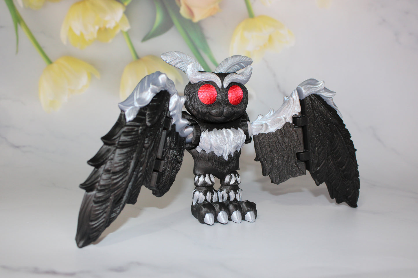 Moth man 3D Printed Articulated Flexi Fidget Figurine