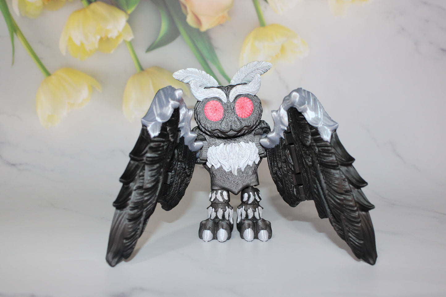 Moth man 3D Printed Articulated Flexi Fidget Figurine
