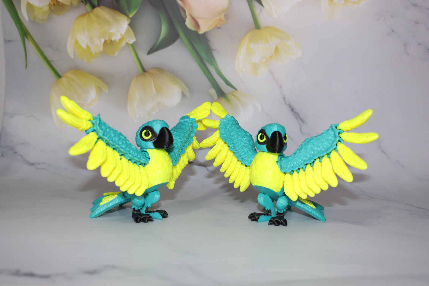 Parrot 3D Printed Articulated Flexi Fidget Figurine