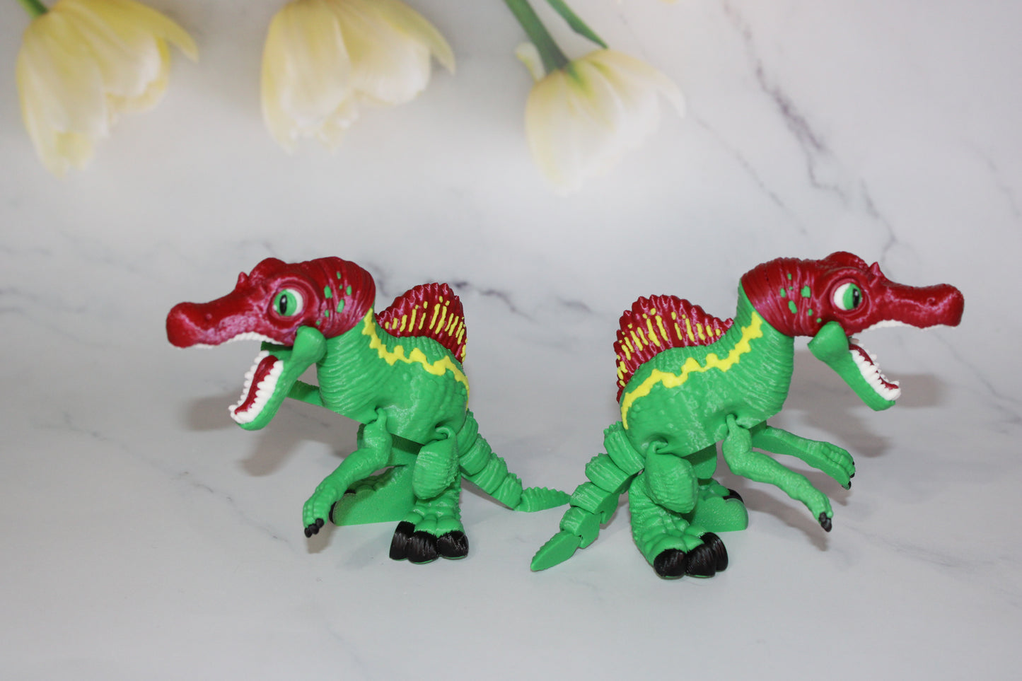 Spinosaurus 3D Printed Articulated Flexi Fidget Figurine