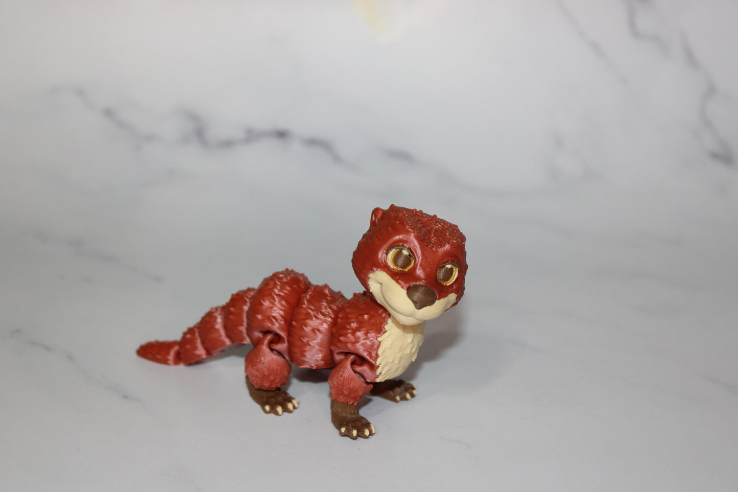 Otter 3D Printed Articulated Flexi Fidget Figurine