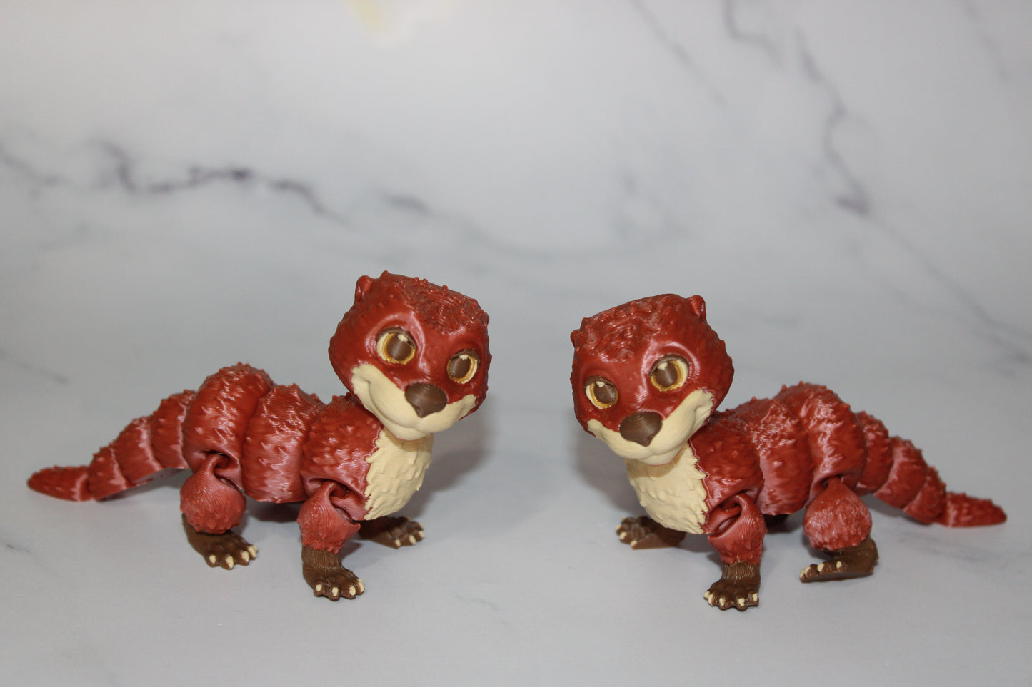 Otter 3D Printed Articulated Flexi Fidget Figurine