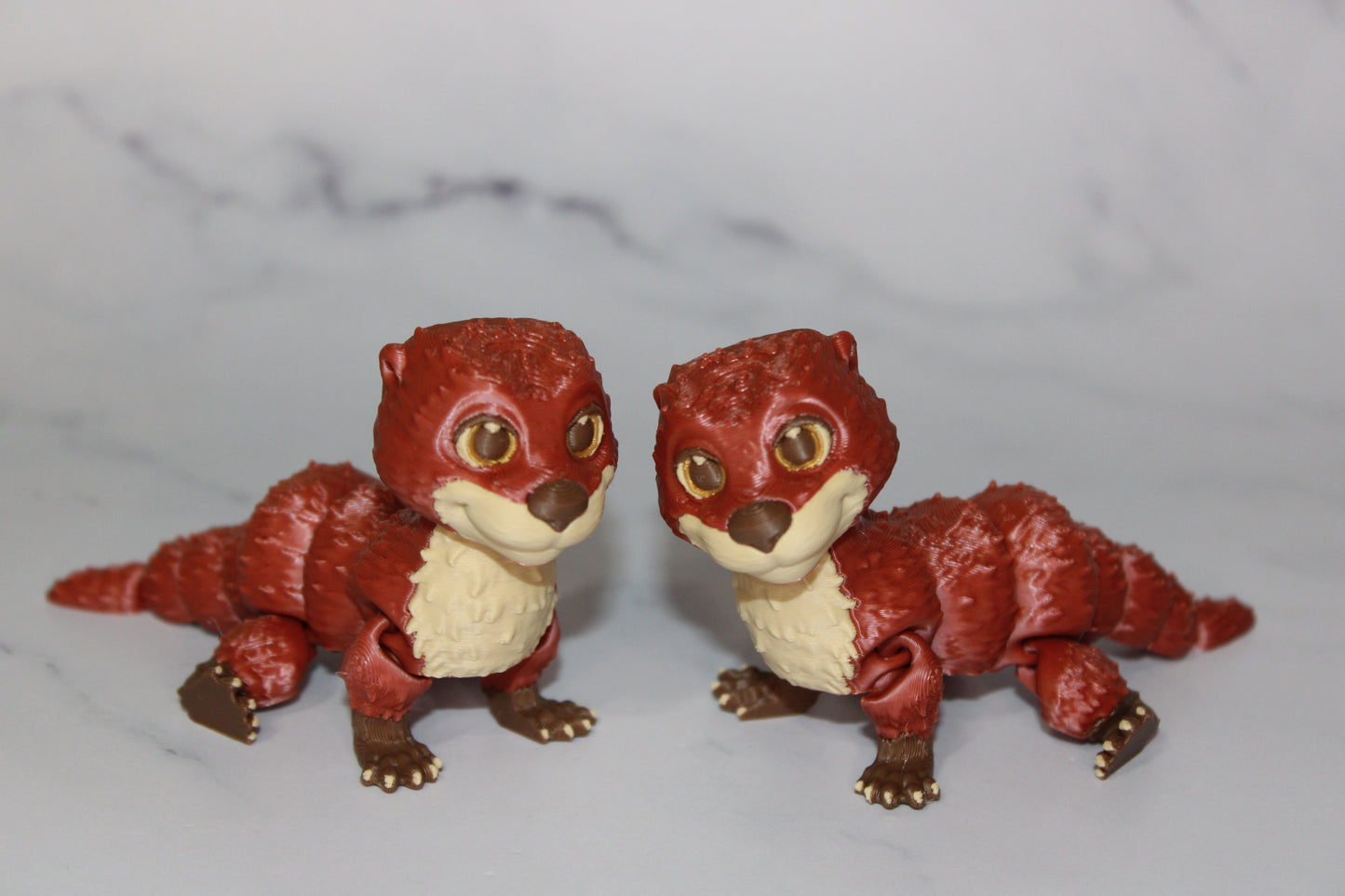 Otter 3D Printed Articulated Flexi Fidget Figurine