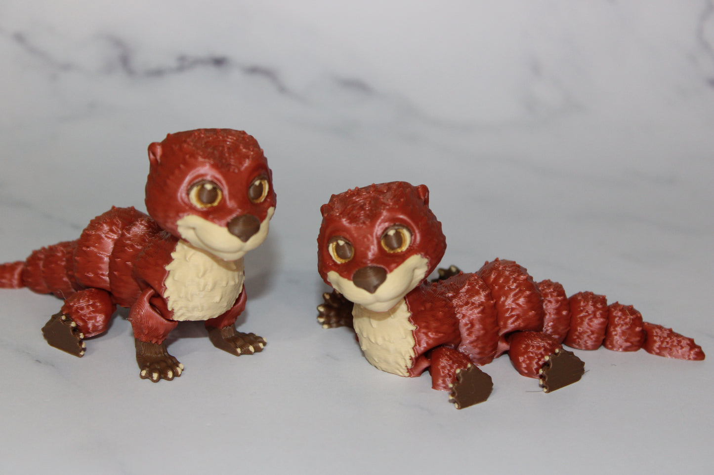 Otter 3D Printed Articulated Flexi Fidget Figurine