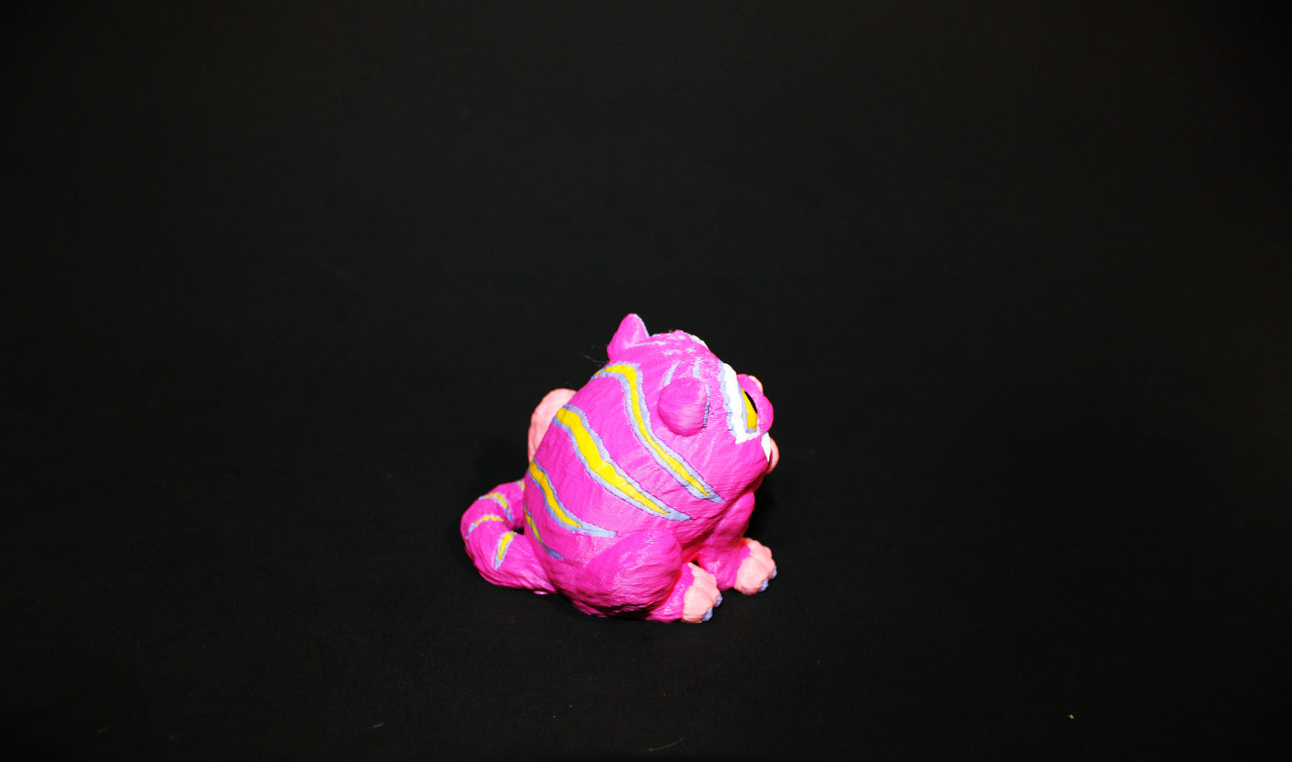 3D Printed Articulated Fidget Toy: Oni Tiger 3.5" Long-Flexi or Sculpt Options
