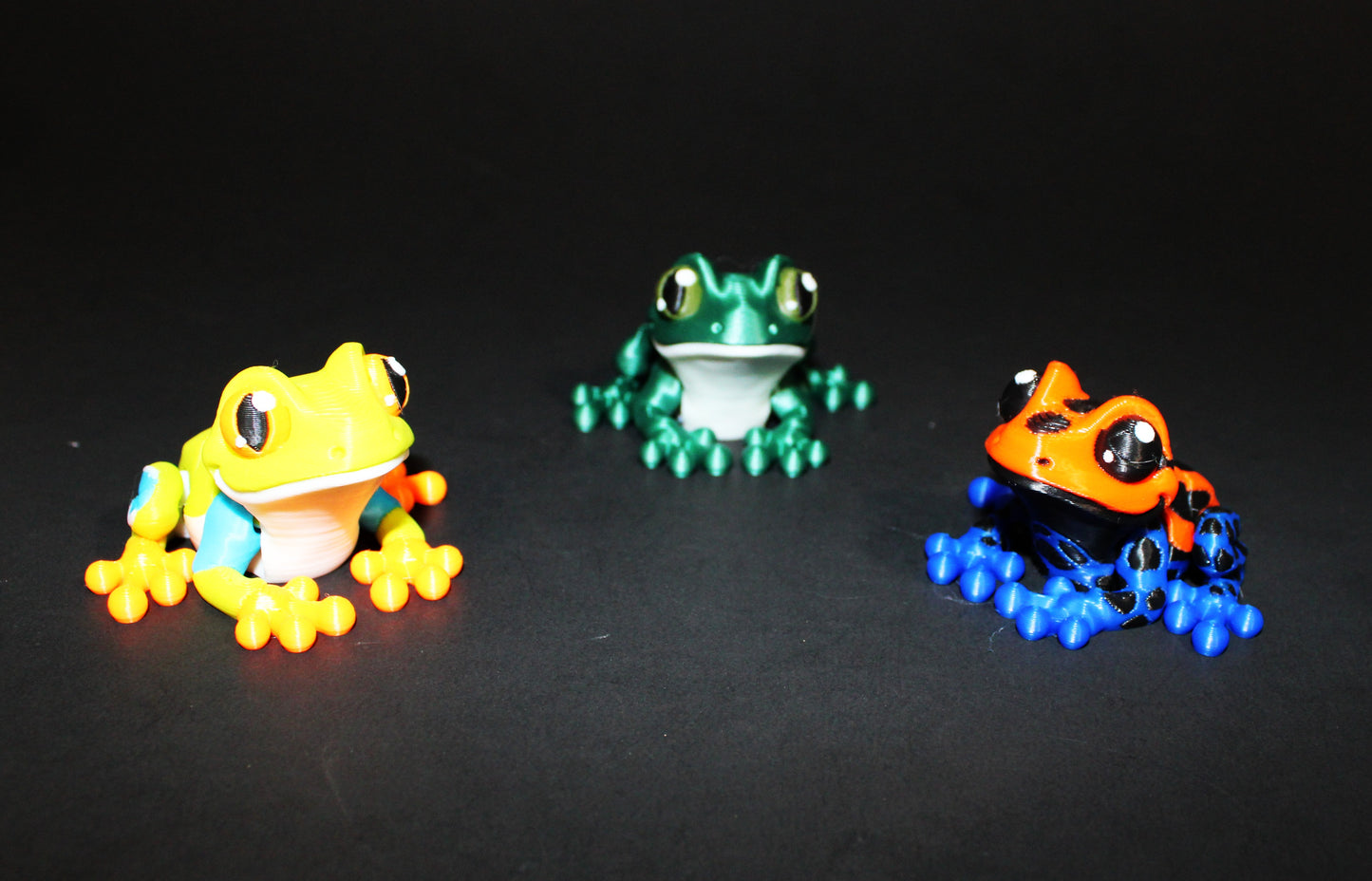 Mini Frog 2.25" with Enclosure 3D Printed Articulated Figurine -Popular Gift Idea!
