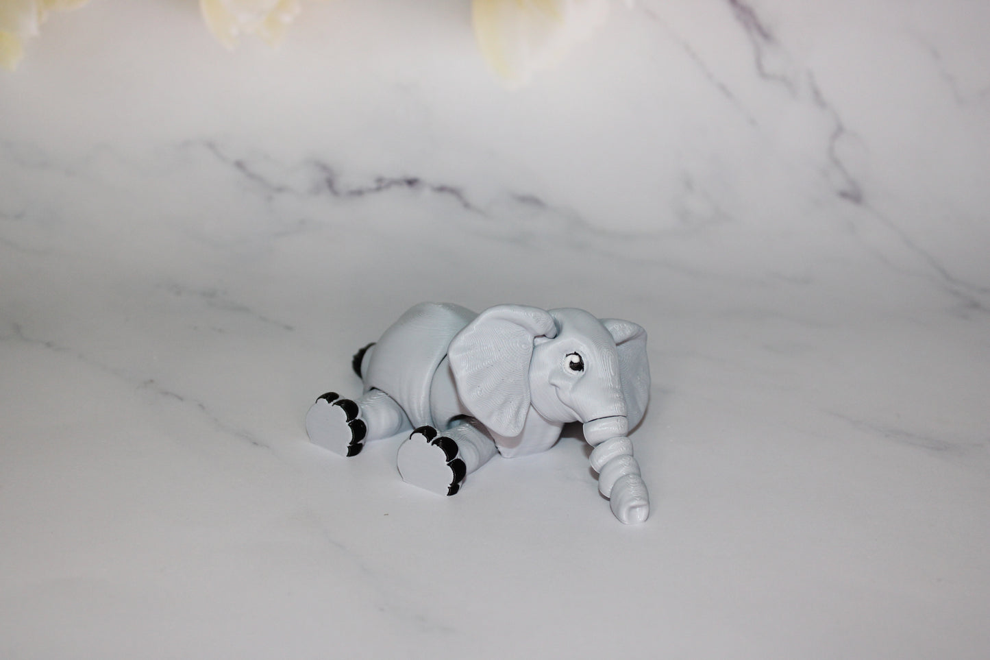 Elephant 3D Printed Articulated Flexi Fidget Figurine