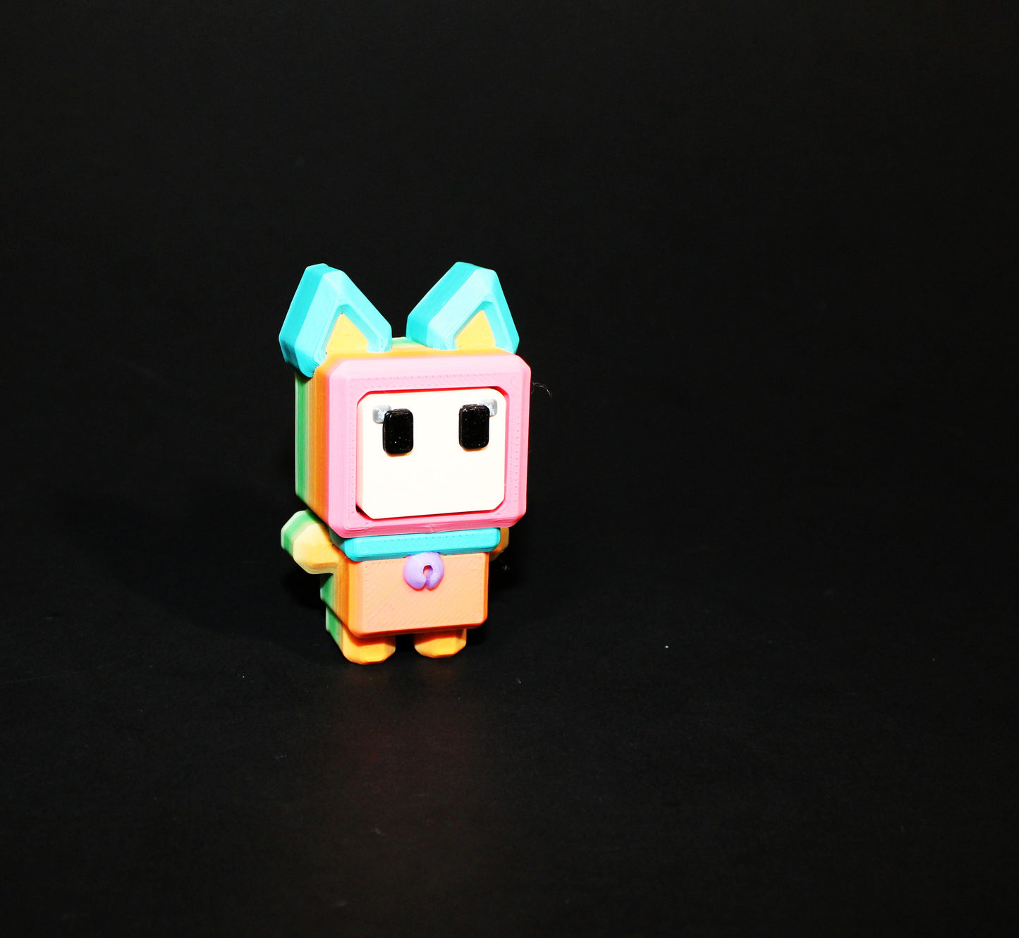 3D Printed Bit Click Puppy, Kitty or Pom Pom with Magnetic Autum Shelf-Clicker Toy