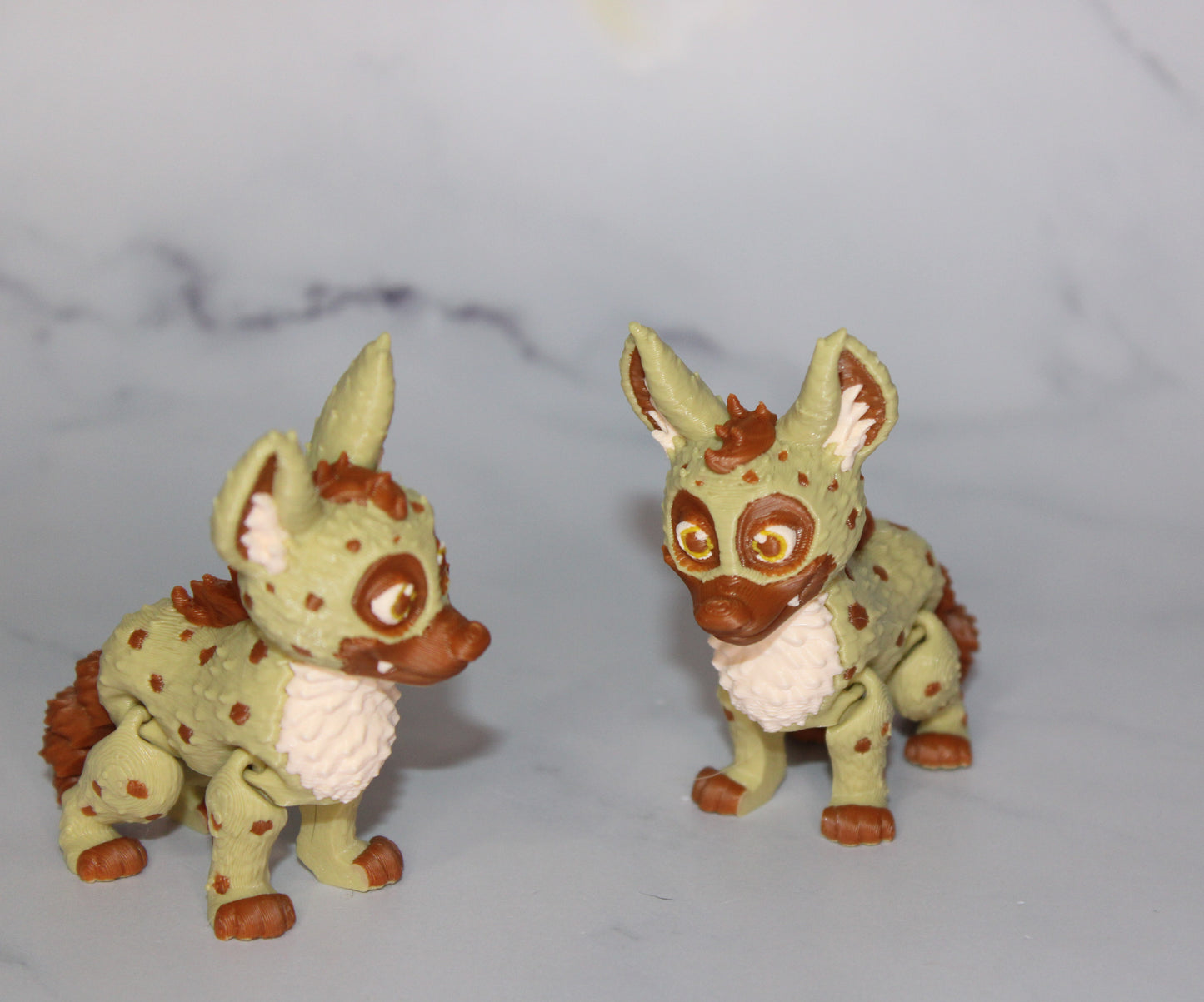 Hyena 3D Printed Articulated Flexi Fidget Figurine