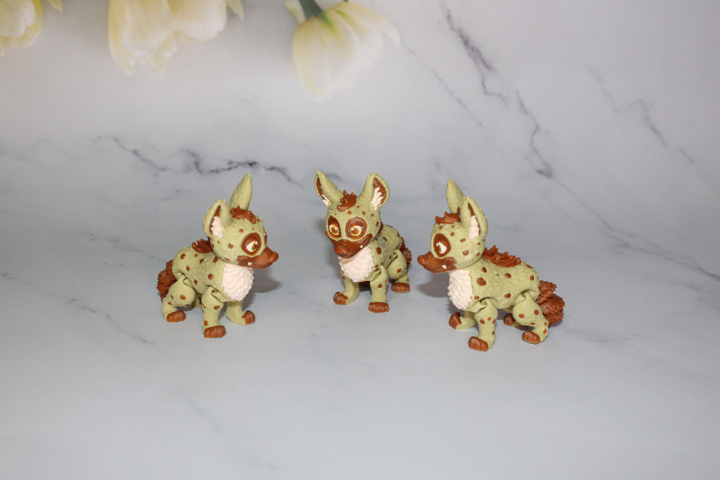 Hyena 3D Printed Articulated Flexi Fidget Figurine