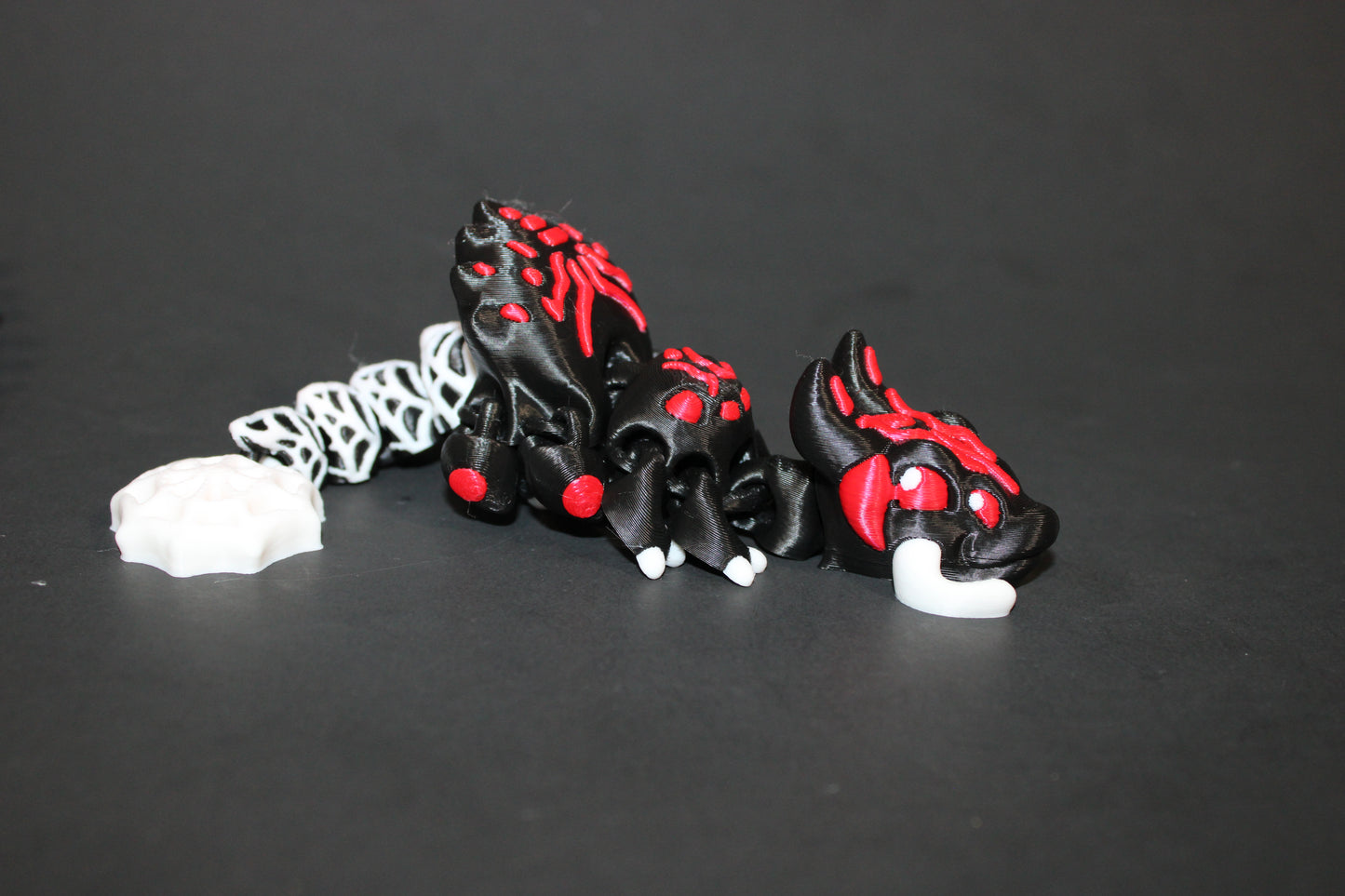 Bone, Spider or Spider Dragon Minis-Articulated Flexi Fidget Full Color 3D Printed Toy