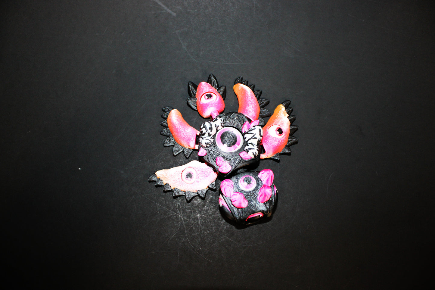 All Seeing Eye Turtle: 3D Printed Articulated Fidget Toy-Eye Moves!