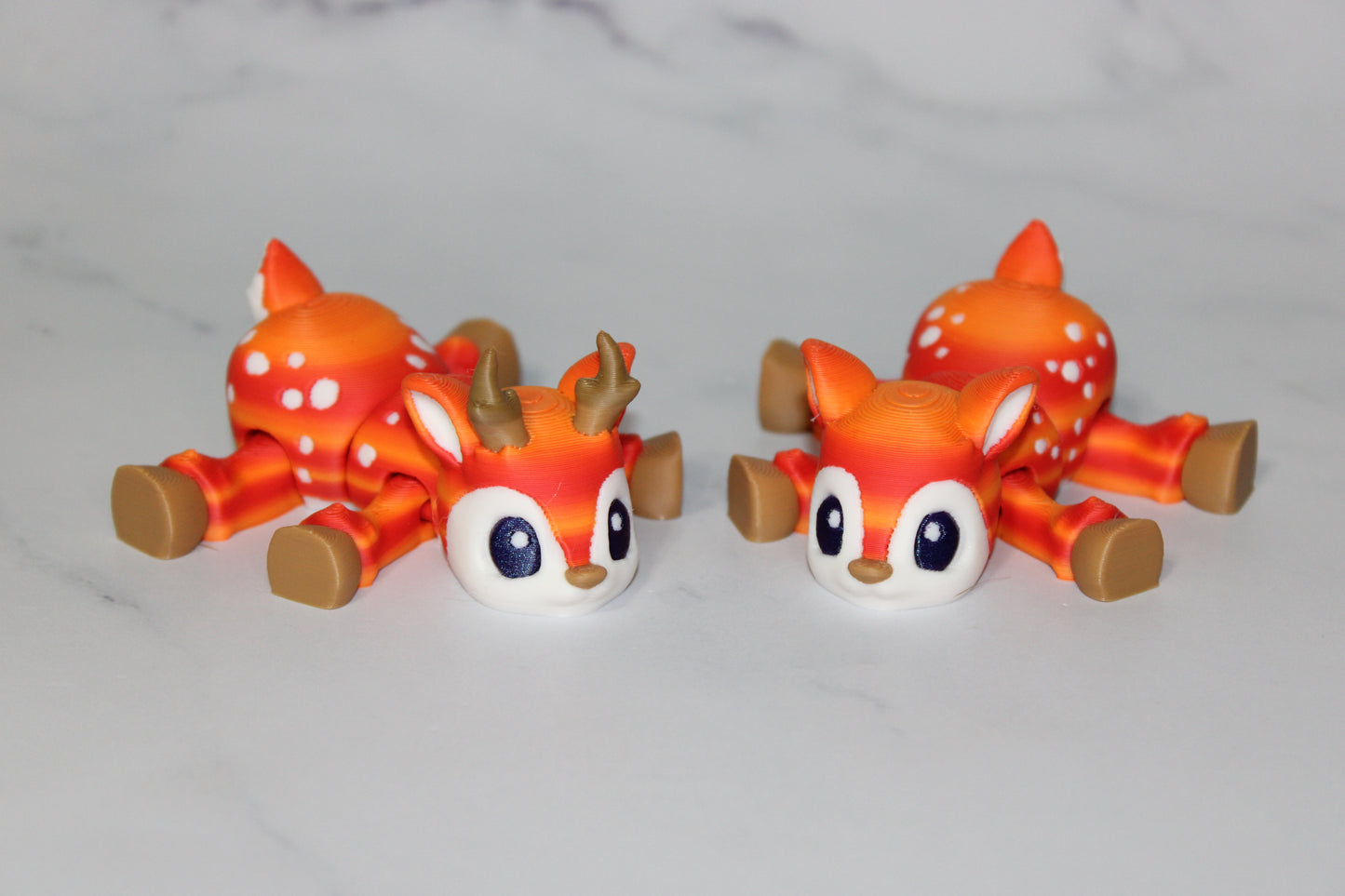 Deer Articulated 3d Printed Figurine - Wonderland 3D Printing