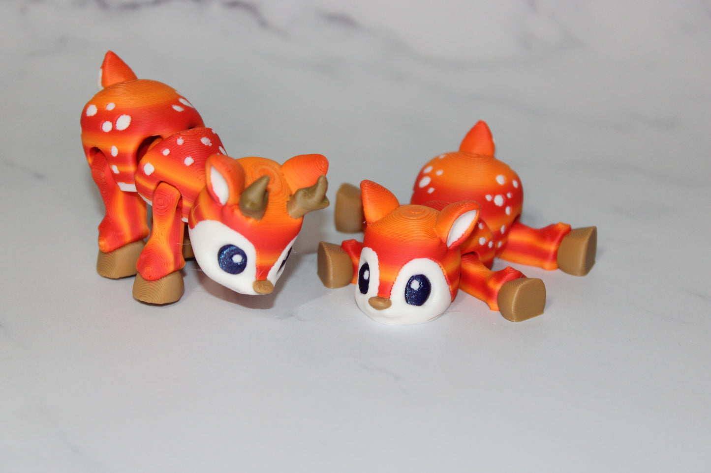 Deer Articulated 3d Printed Figurine - Wonderland 3D Printing