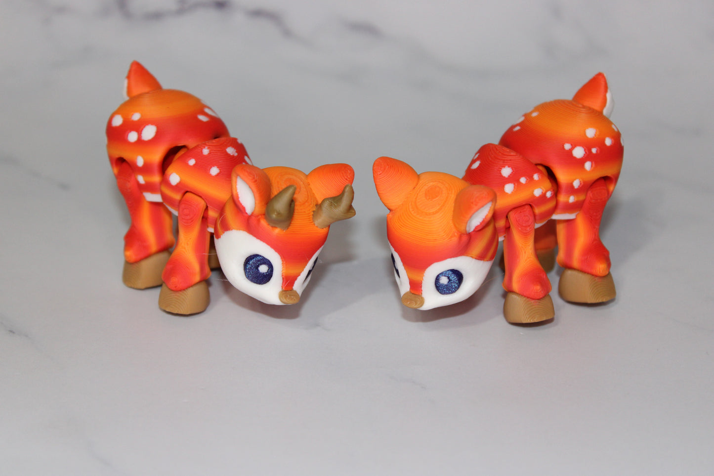 Deer Articulated 3d Printed Figurine - Wonderland 3D Printing