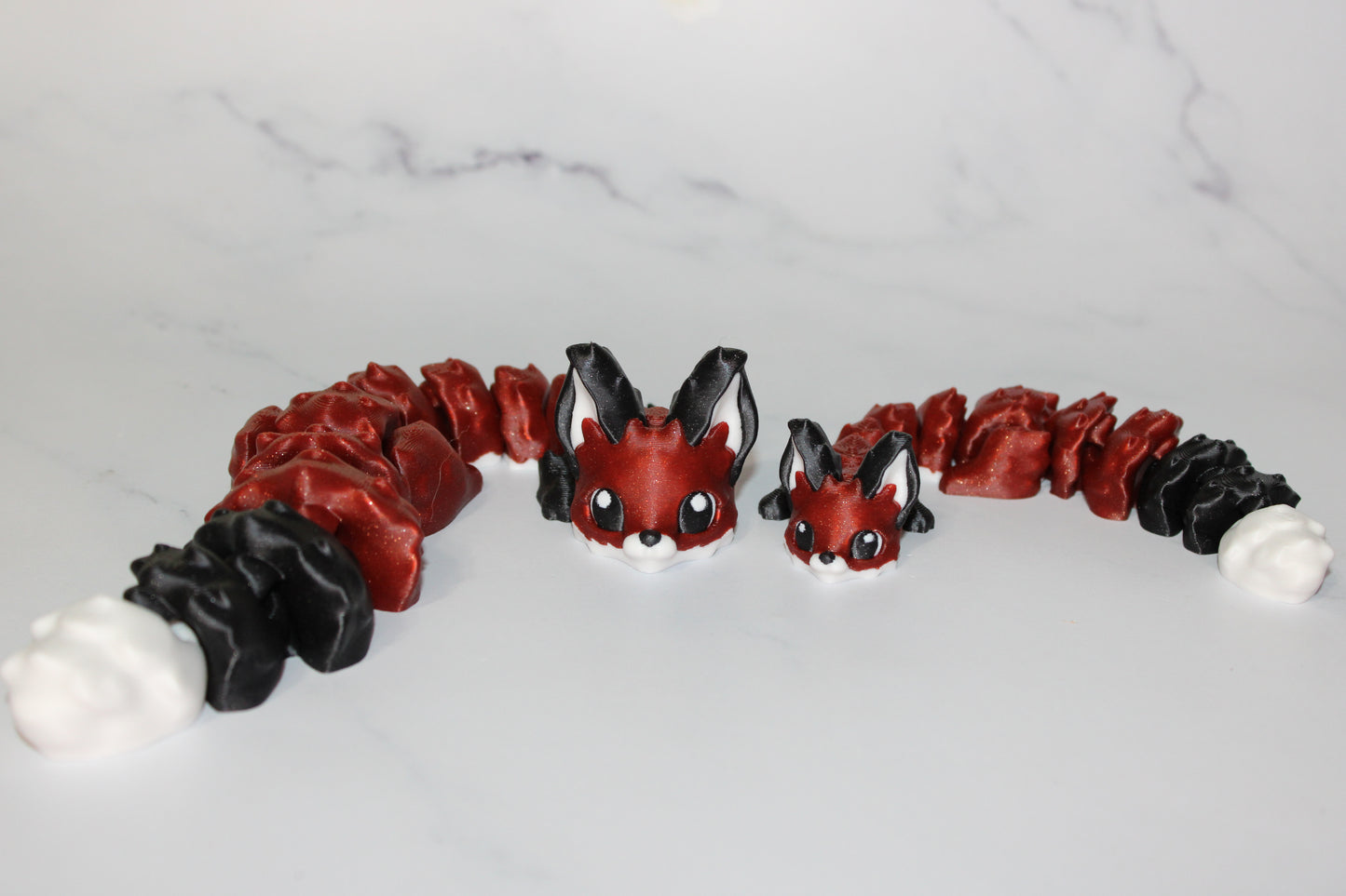 Fox Articulated 3d Printed Figurine