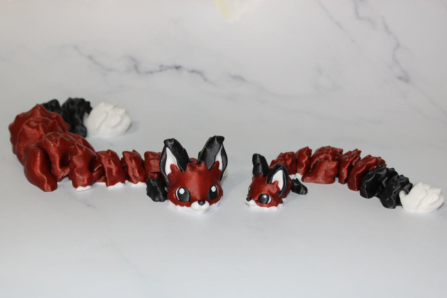 Fox Articulated 3d Printed Figurine