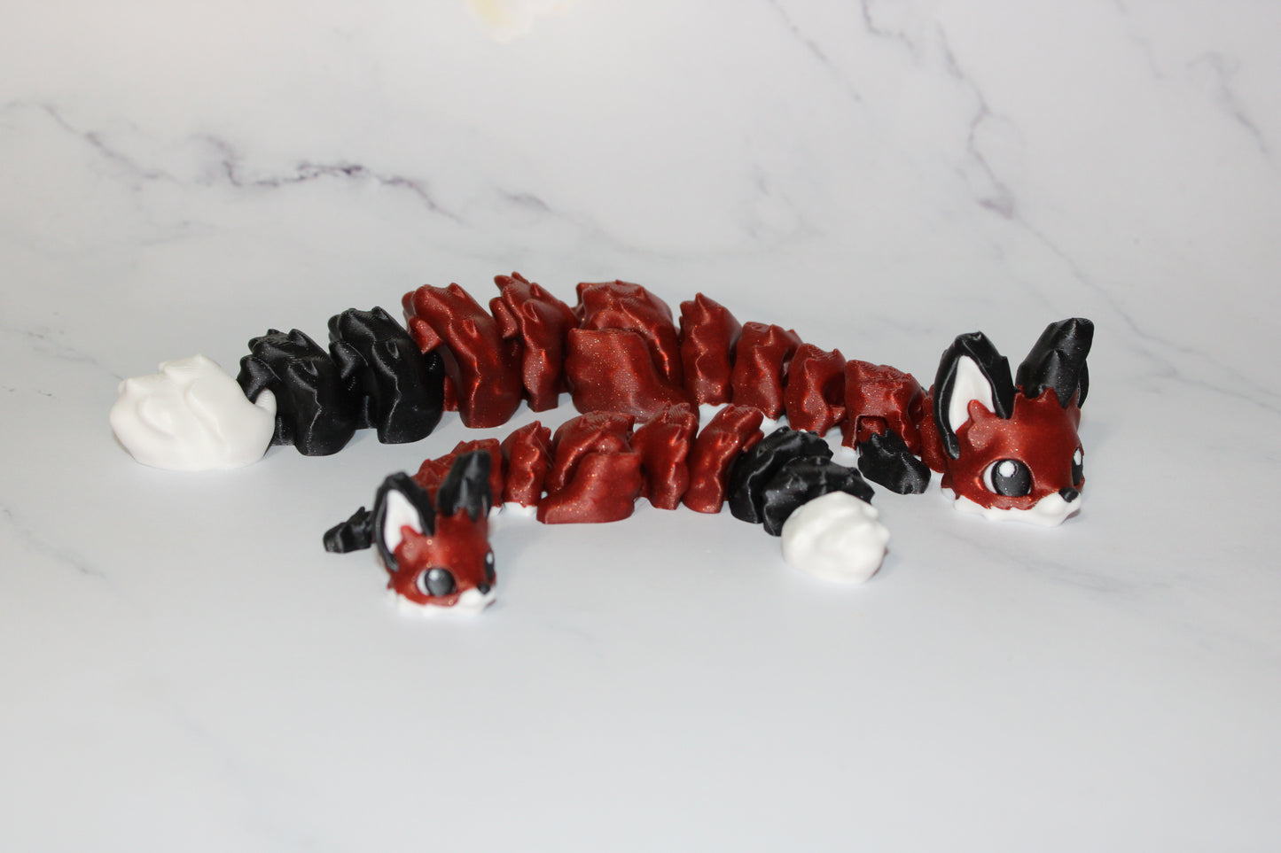Fox Articulated 3d Printed Figurine