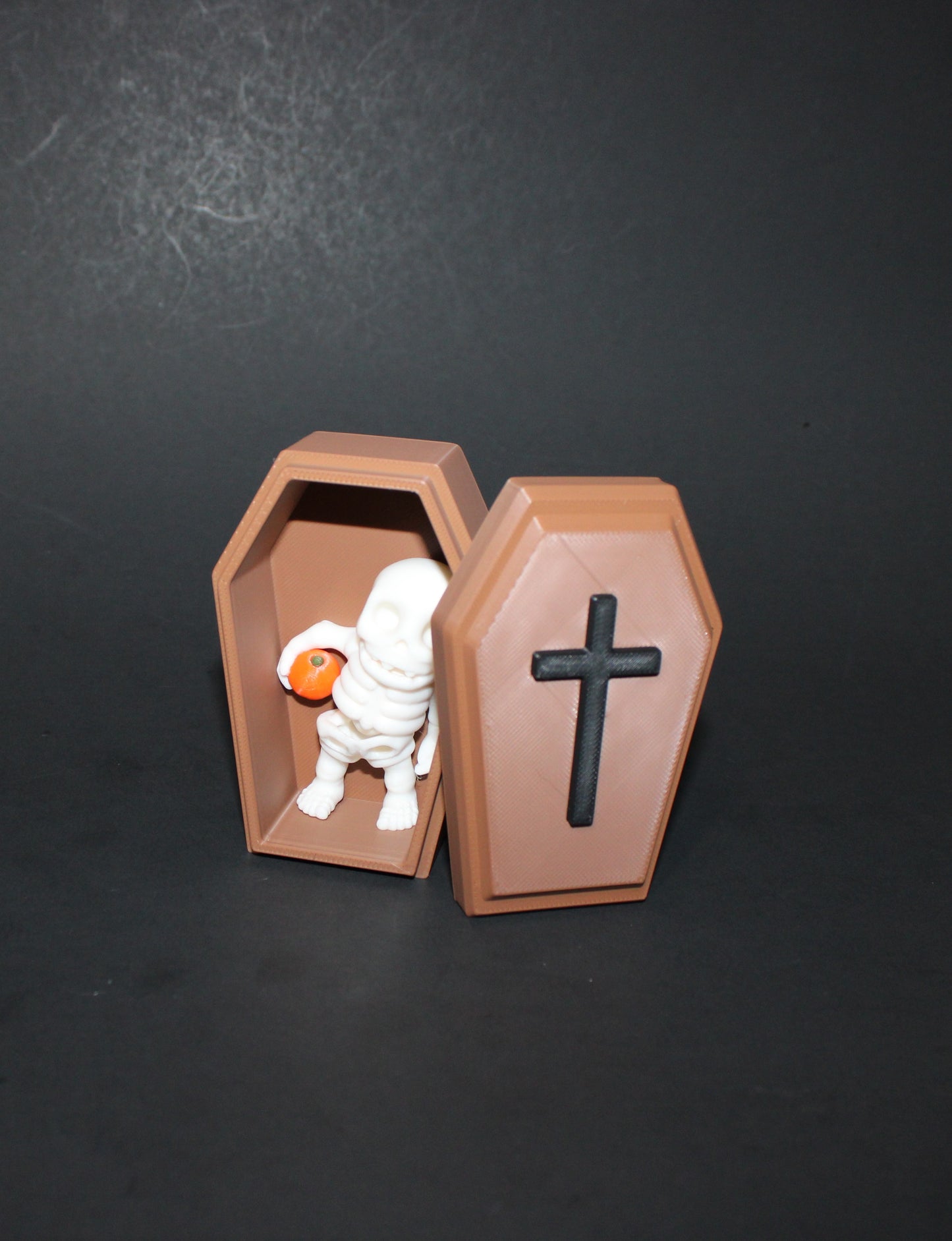3D Printed Coffin- Comes with 1 randomly chosen Halloween Mini