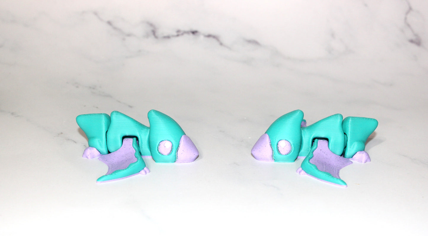 Pterodactyl Flexi Articulated 3d Printed Figurine