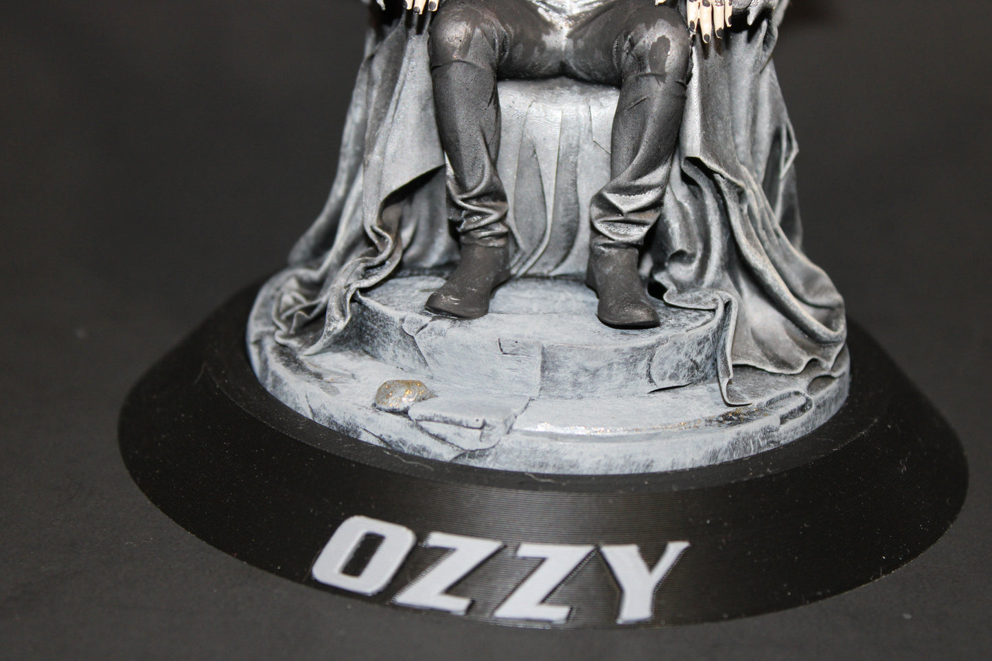 Hand-painted, resin-printed 5.5" tall statue of the Prince of Darkness.