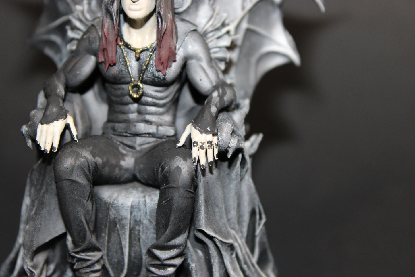 Hand-painted, resin-printed 5.5" tall statue of the Prince of Darkness.