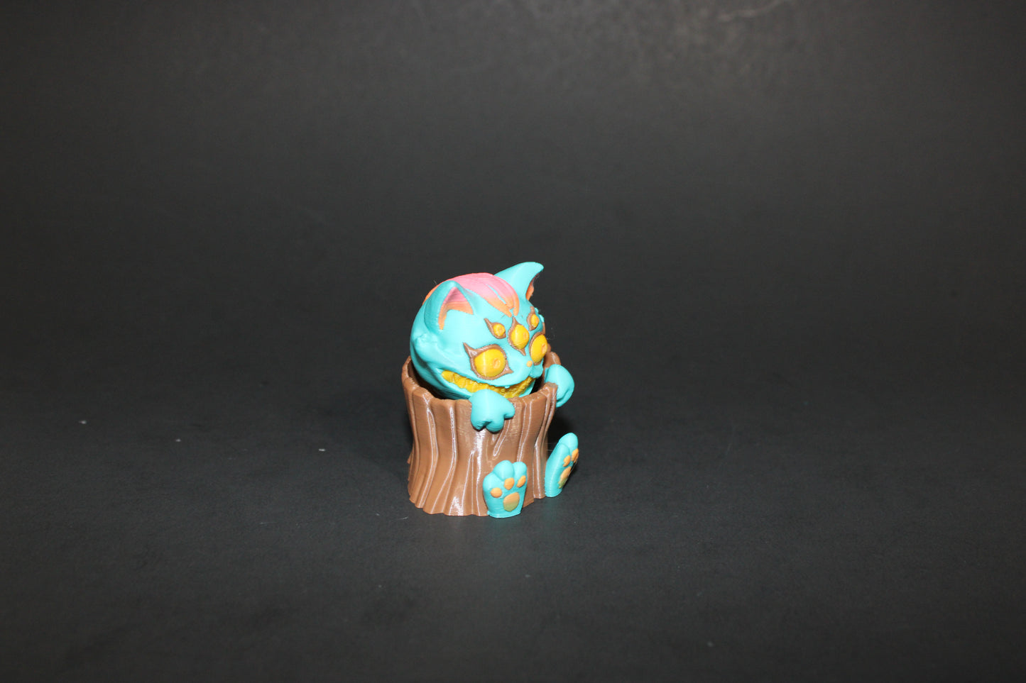3D Printed Clown in a Box Clicker, Dino or Creepy Kitty