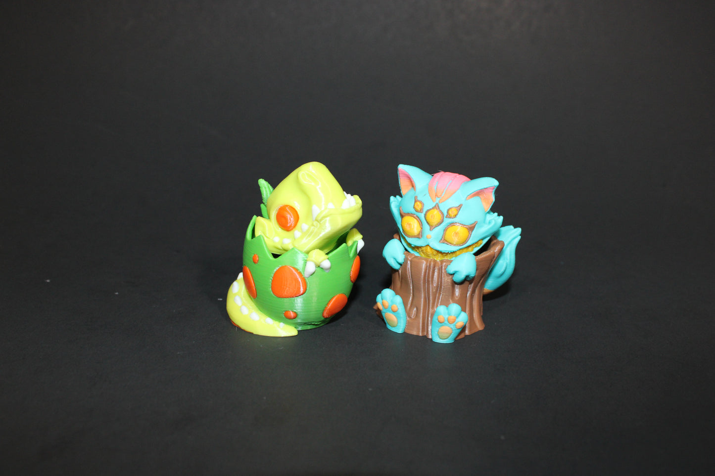 3D Printed Clown in a Box Clicker, Dino or Creepy Kitty