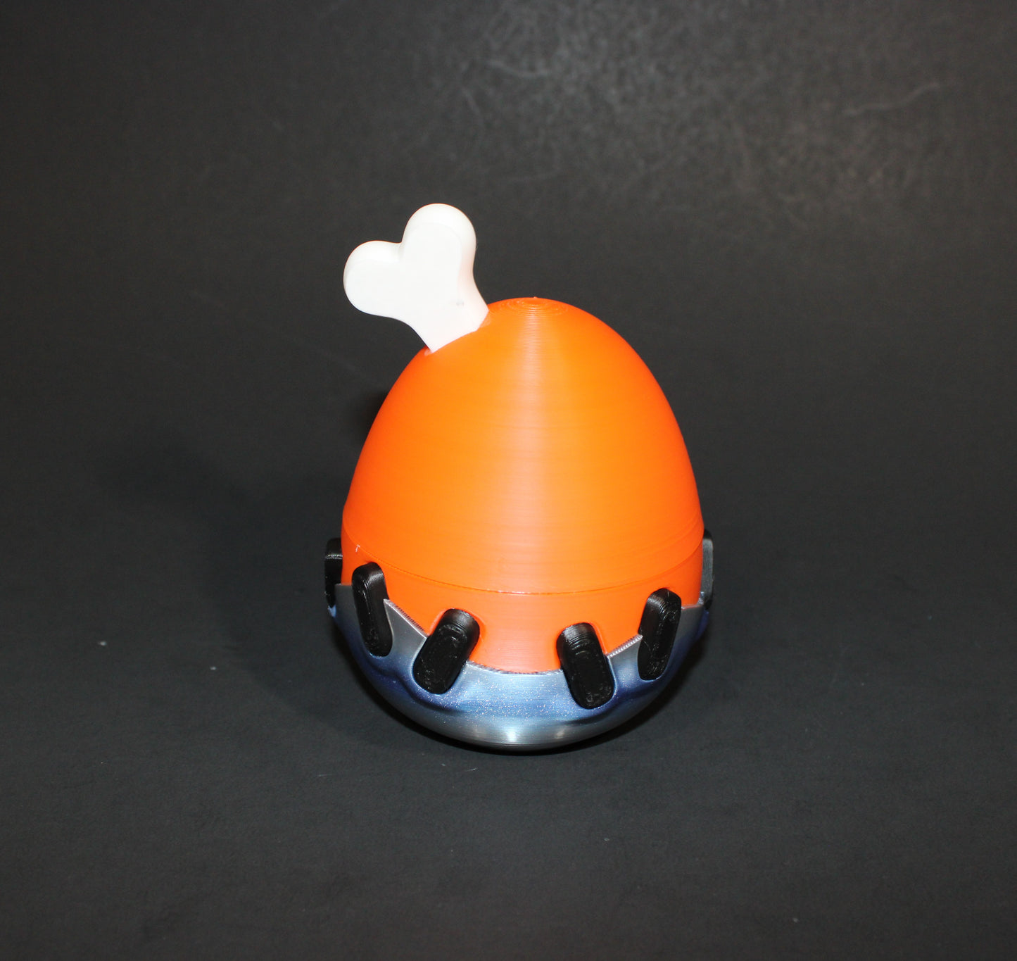 Halloween Dragon with Egg: 4.5 inches Long 3D Printed Articulated Flexi Fidget