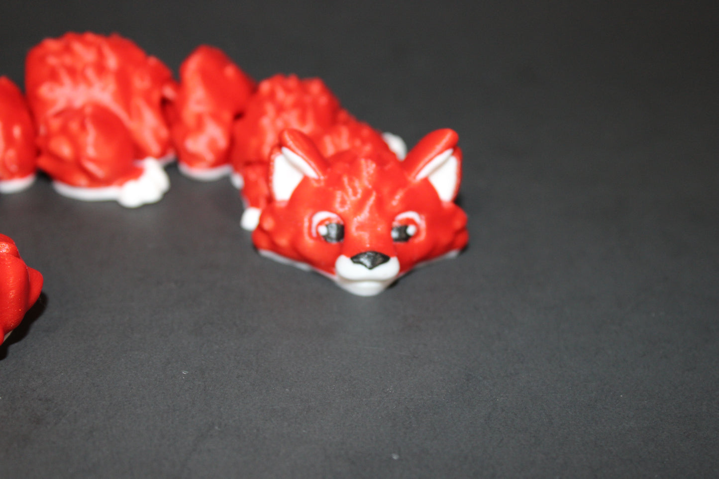 Fox Articulated 3d Printed Figurine