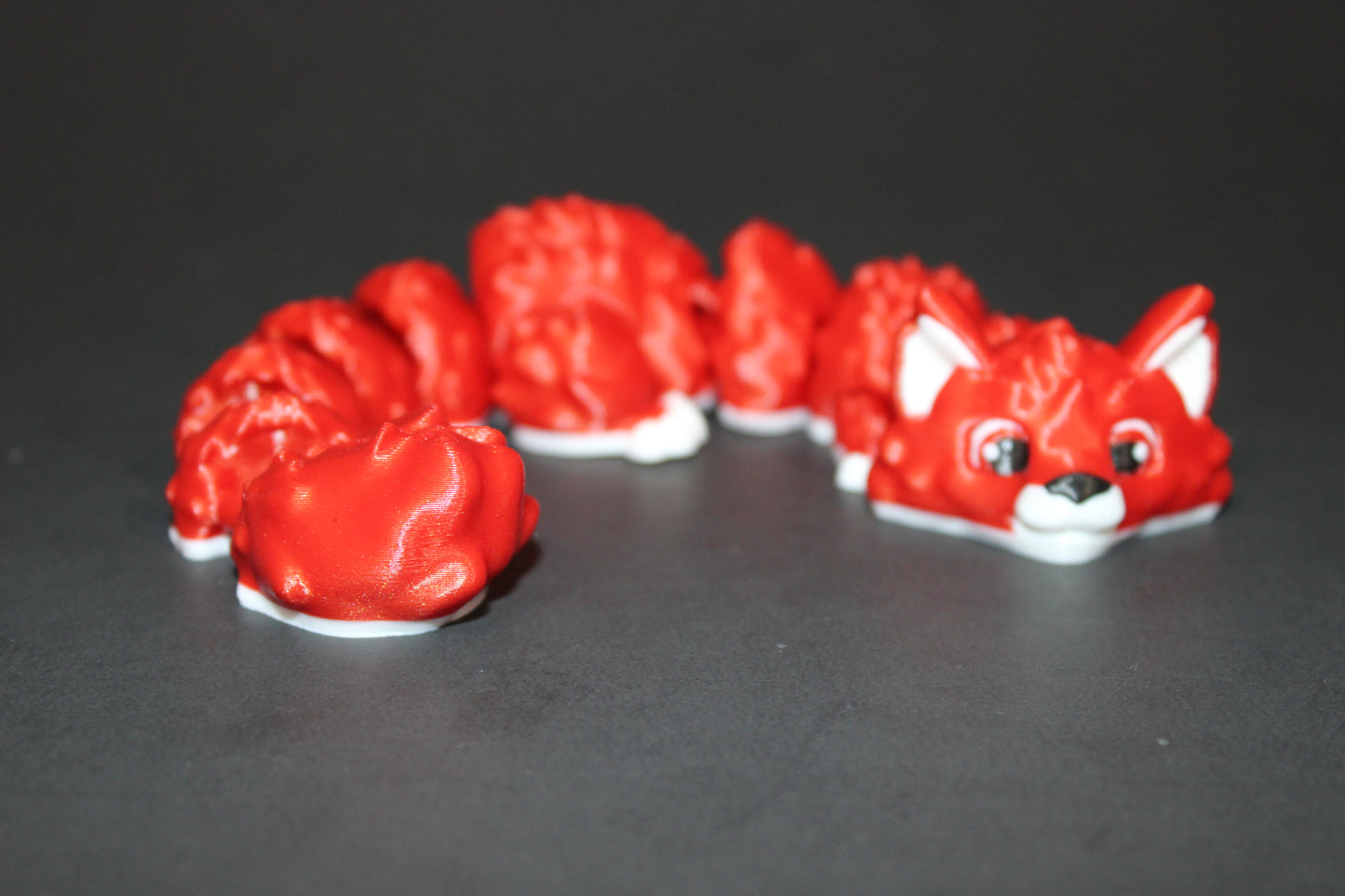 Fox Articulated 3d Printed Figurine
