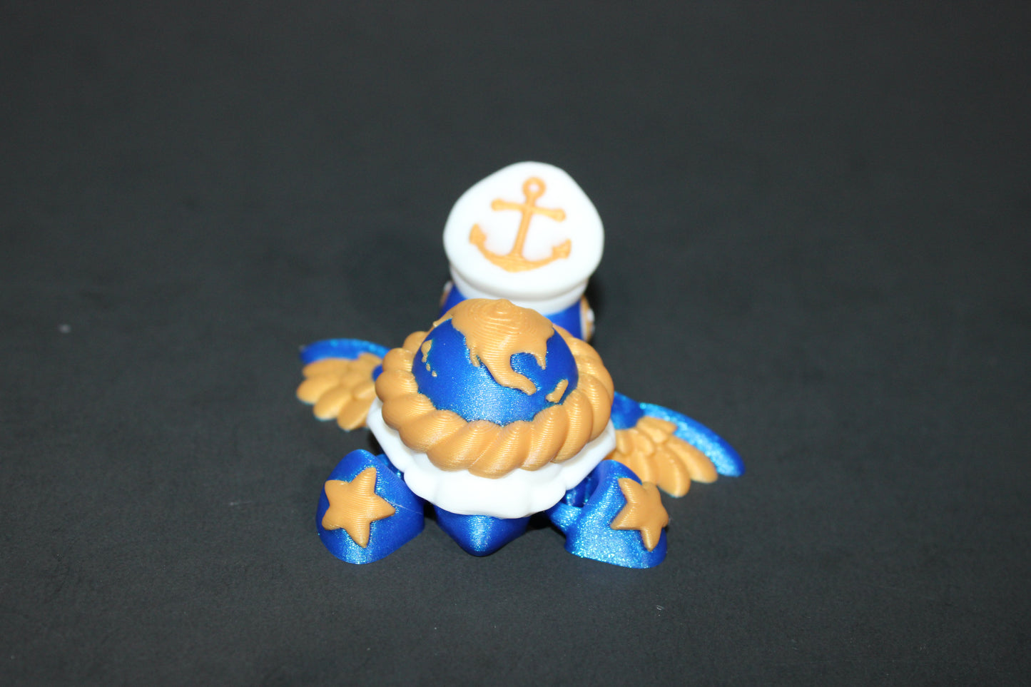 Marine Turtle Articulated 3d Printed Figurine-2.5"